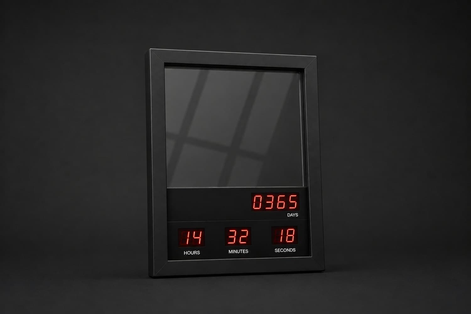 Proud to Stop frame on a dark background